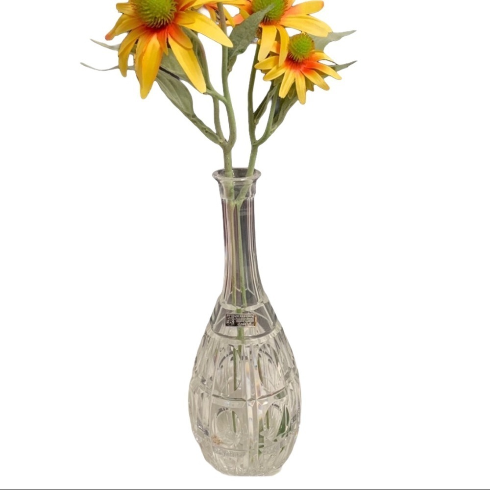 Vintage Rexxford Glass Crystal Bottle Decor